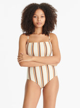 Load image into Gallery viewer, Iode Rayure Sable Fin Swimsuit