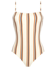 Load image into Gallery viewer, Iode Rayure Sable Fin Swimsuit