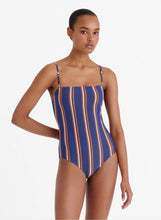 Load image into Gallery viewer, Iode Rayure Denim Swimsuit