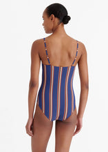 Load image into Gallery viewer, Iode Rayure Denim Swimsuit