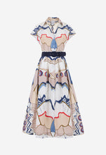 Load image into Gallery viewer, Edrina90 Butterfly Print Midi Dress