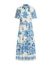 Load image into Gallery viewer, Claudia Dress in Cornflower Blue Chintz Print