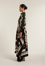 Load image into Gallery viewer, Kafka Silk Palm Print Kaftan