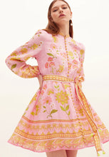 Load image into Gallery viewer, Ruellia Button Mini Dress