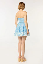 Load image into Gallery viewer, Christine Blue Lazuli Bandeau Dress