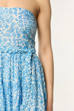 Load image into Gallery viewer, Christine Blue Lazuli Bandeau Dress