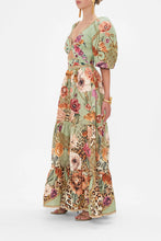 Load image into Gallery viewer, Grow and Glow Tiered Puff Sleeve Dress