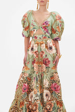 Load image into Gallery viewer, Grow and Glow Tiered Puff Sleeve Dress