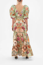 Load image into Gallery viewer, Grow and Glow Tiered Puff Sleeve Dress