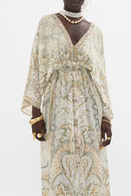 Load image into Gallery viewer, Ivory Tower Tales V Neck Long Dress With Shirring