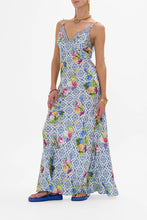 Load image into Gallery viewer, Wall To Wall Wonders V Neck Full Length Bias Slip Dress