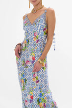 Load image into Gallery viewer, Wall To Wall Wonders V Neck Full Length Bias Slip Dress