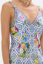 Load image into Gallery viewer, Wall To Wall Wonders V Neck Full Length Bias Slip Dress