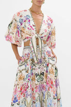 Load image into Gallery viewer, Monserrate Magic Tie Front Puff Sleeve Top