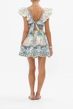Load image into Gallery viewer, Jardim PartyTiered Short Dress With Neck Frill