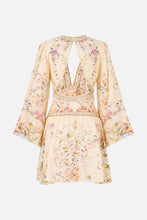 Load image into Gallery viewer, Adorned In Aranjuez Button Down Short Dress with Open Back