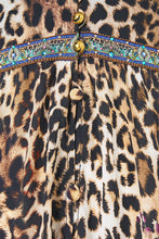 Load image into Gallery viewer, Flamenco Euphoria Button Dress With Shaped Waistband