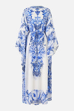 Load image into Gallery viewer, Ceramic Panoramic Long Kaftan With Waist Detail