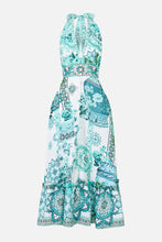 Load image into Gallery viewer, Balearic Bebé Ruffle Neck Halter Dress