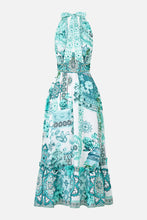 Load image into Gallery viewer, Balearic Bebé Ruffle Neck Halter Dress