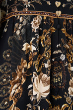 Load image into Gallery viewer, Flamenco Folklore Shaped Waistband Dress With Gathered Sleeves