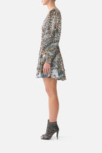 Load image into Gallery viewer, Fiesta, Siesta, Repeat Button Front Frill Dress