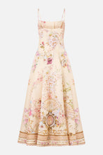 Load image into Gallery viewer, Adorned In Aranjuez Corset Dress With Long Flared Skirt