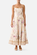 Load image into Gallery viewer, Adorned In Aranjuez Corset Dress With Long Flared Skirt