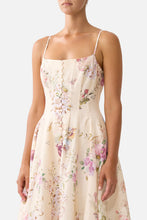 Load image into Gallery viewer, Adorned In Aranjuez Corset Dress With Long Flared Skirt