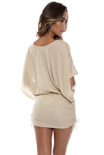 Load image into Gallery viewer, Cosita Buena South Beach Dress – Gold Rush