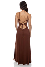 Load image into Gallery viewer, Velvet Shores Halter Ring Long Dress