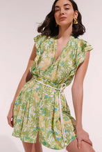 Load image into Gallery viewer, Bice Green Orchid Mini Dress