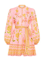 Load image into Gallery viewer, Ruellia Button Mini Dress