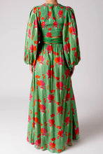 Load image into Gallery viewer, Leonie Printed Gauze Dress - Cilantro
