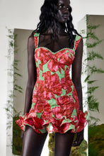 Load image into Gallery viewer, Sunil Green Morgana Blossom Short Dress