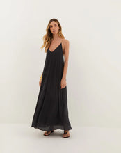 Load image into Gallery viewer, Rebeca Long Black Dress