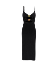 Load image into Gallery viewer, Firenze Petra Midi Dress - Black