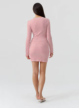 Load image into Gallery viewer, Agata Red Stripe Mini Dress