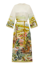 Load image into Gallery viewer, Jungle Boogie Silk Midi Dress
