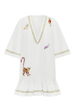 Load image into Gallery viewer, Camelia embellished mini dress