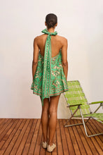 Load image into Gallery viewer, Fish Sticks Linen Mini Halter Dress