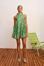 Load image into Gallery viewer, Fish Sticks Linen Mini Halter Dress