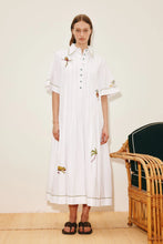 Load image into Gallery viewer, Camelia Embellished Shirtdress
