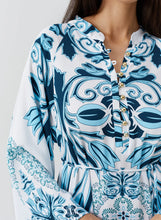 Load image into Gallery viewer, Amity Allegria Belted Statement Print Long Dress
