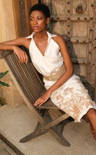 Load image into Gallery viewer, Buritaca Embroidered Linen Midi Dress