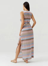 Load image into Gallery viewer, Bria Zigzag Stripe Dress
