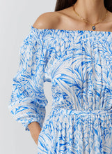 Load image into Gallery viewer, Clover Pineapples Off The Shoulder Dress