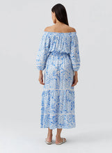 Load image into Gallery viewer, Clover Pineapples Off The Shoulder Dress