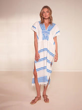 Load image into Gallery viewer, Gasira V Neck Kaftan