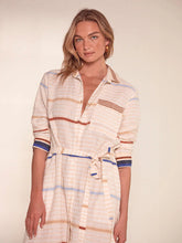 Load image into Gallery viewer, Anata Shirt Dress In Hulet Vanilla